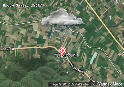 Yukarıtosunlar hava durumu haritası