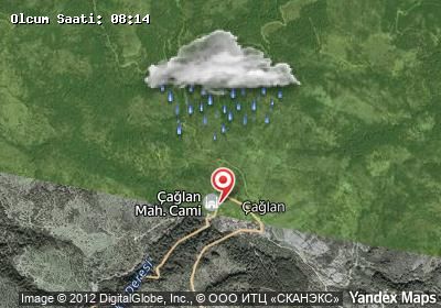 Çağlan hava durumu haritası