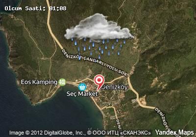 Denizköy hava durumu haritası