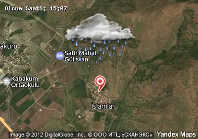 İslamlar hava durumu haritası