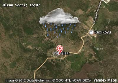 Katıralanı hava durumu haritası