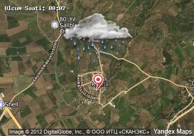 Kıratlı hava durumu haritası