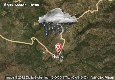 Nebiler hava durumu haritası