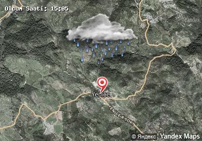 Yenice hava durumu haritası