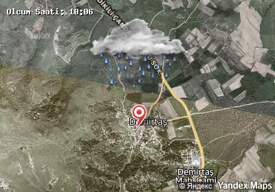 Demirtaş hava durumu haritası