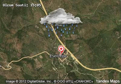 Esentepe hava durumu haritası