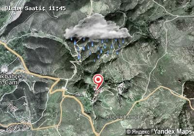 Küçükbahçe hava durumu haritası