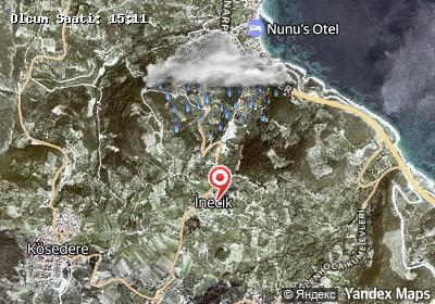 İnecik hava durumu haritası