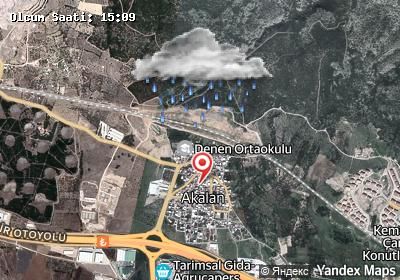 Akalan hava durumu haritası