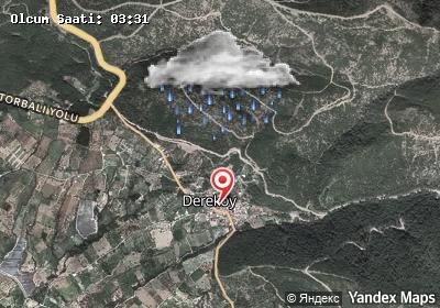 Dereköy hava durumu haritası
