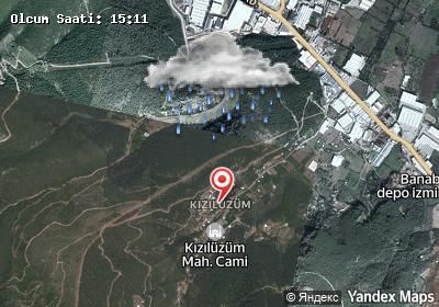 Kızılüzüm hava durumu haritası