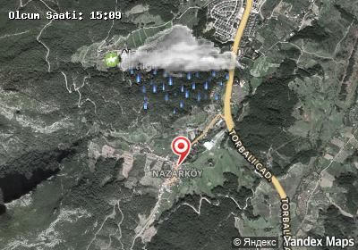 Nazarköy hava durumu haritası