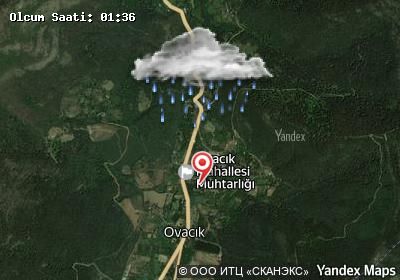 Ovacık hava durumu haritası