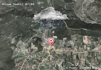 Vişneli hava durumu haritası