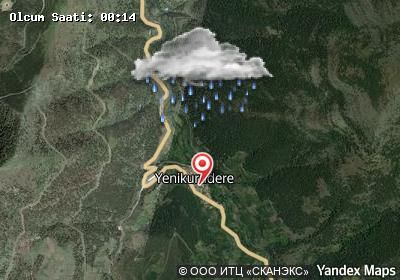 Yenikurudere hava durumu haritası