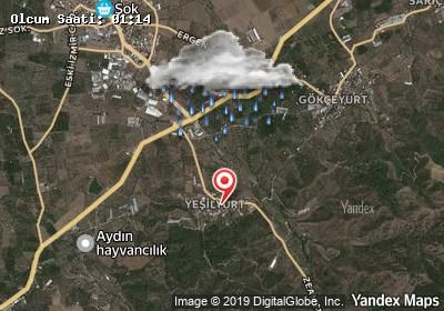 Yeşilyurt hava durumu haritası