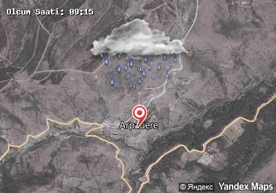 Arpadere hava durumu haritası