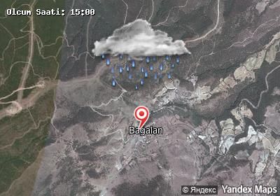 Bağalan hava durumu haritası