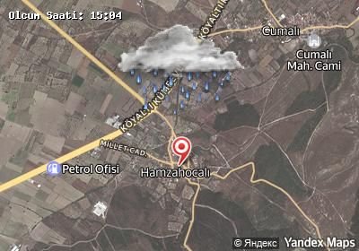 Hamzahocalı hava durumu haritası