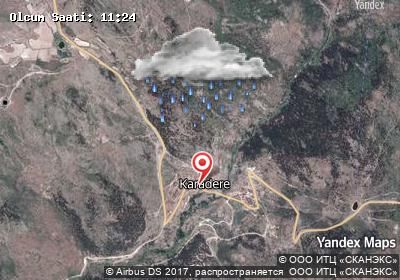 Karadere hava durumu haritası