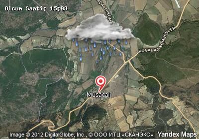 Musacalı hava durumu haritası