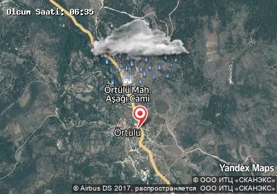 Örtülü hava durumu haritası