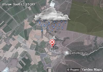 Çaltı hava durumu haritası