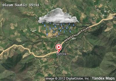 Gedik hava durumu haritası