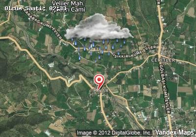 Hisar hava durumu haritası