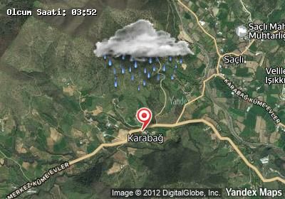 Karabağ hava durumu haritası