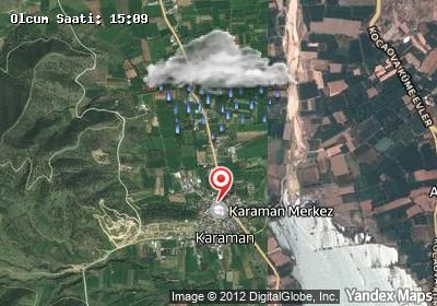 Karaman hava durumu haritası