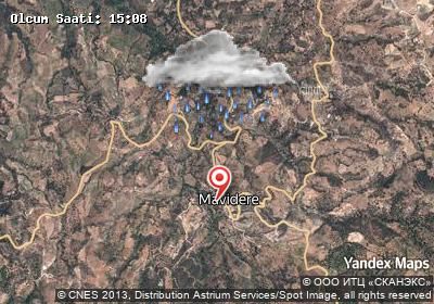 Mavidere hava durumu haritası