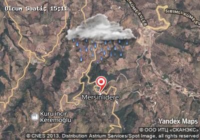 Mersinlidere hava durumu haritası