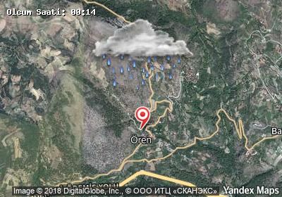 Ören hava durumu haritası