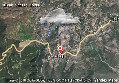 Pınarbaşı hava durumu haritası