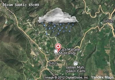 Saçlı hava durumu haritası