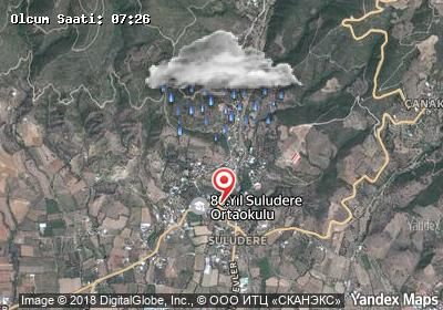 Suludere hava durumu haritası