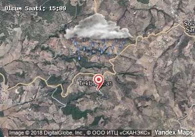 Tekbıçaklar hava durumu haritası