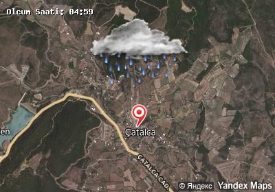 Çatalca hava durumu haritası