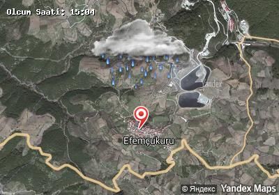 Efemçukuru hava durumu haritası