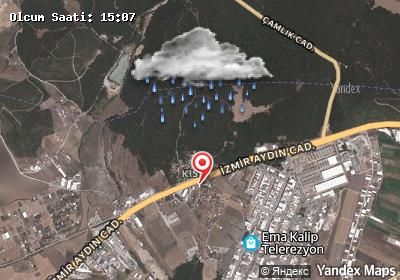 Kısık hava durumu haritası