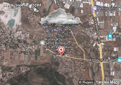 Küner hava durumu haritası