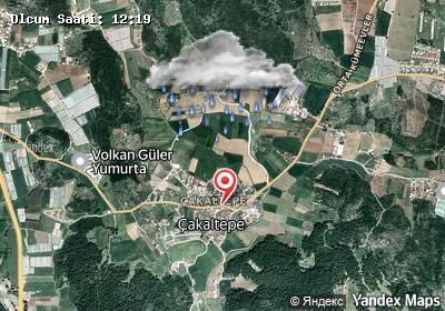 Çakaltepe hava durumu haritası