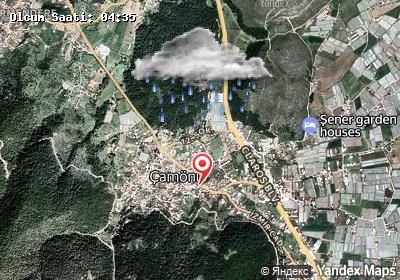 Çamönü hava durumu haritası