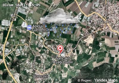 Sancaklı hava durumu haritası