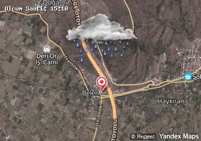 Belen hava durumu haritası