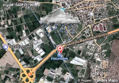 Hatundere hava durumu haritası