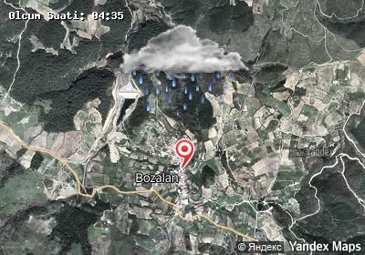 Bozalan hava durumu haritası