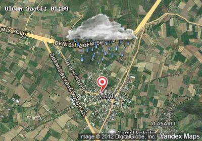 Çaylı hava durumu haritası