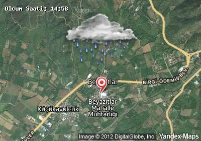 Beyazıtlar hava durumu haritası